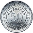 Münsterberg Ziębice 50 Pfennig 1921 WERTPAPIERE - Stan MENNICZY UNC