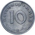 Niemcy - III Rzesza - 10 Reichspfennig 1945 E - CYNK - RZADSZA !