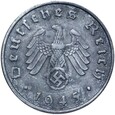 Niemcy - III Rzesza - 10 Reichspfennig 1945 E - CYNK - RZADSZA !