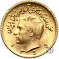 Iran - 1/2 Pahlavi 1355 (AD 1976) - ZŁOTO 900