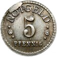 Polzin - Połczyn Zdrój - NOTGELD - 5 Pfennig 1919 - ŻELAZO - STAN !