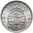 Timor - 6 Escudo 1958 - SREBRO - MENNICZA !