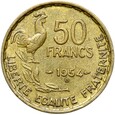 Francja - 50 Franków 1954 B - G.GUIRAUD - RZADSZA - STAN !