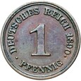 Niemcy - Cesarstwo - 1 Pfennig 1890 E - STAN !