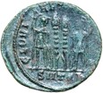 Rzym - Konstantyn I - Follis AD 332-333 - GLORIA EXERCITVS - STAN !