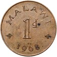 Malawi - 1 Pens 1968 - RZADSZA !