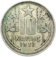 Turcja - moneta - 10 Kurus 1937