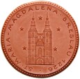 Breslau Wrocław Medal 1923 Katedra Marii Magdaleny BRĄZOWA CERAMIKA