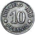 Greiffenberg - Gryfów Śląski - NOTGELD - 10 Pfennig 1919 - żelazo 