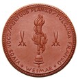 Medal 1924 - MIŚNIA - SCHILLER - WEIMAR - BRĄZOWA CERAMIKA