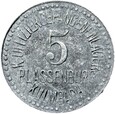 Plassenburg Kulmbach 5 Pfennig OBÓZ OFFIZIERS GEFANGENEN LAGER CYNK