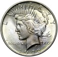 USA - 1 Dolar 1922 - PEACE - Srebro - Stan MENNICZY - UNC