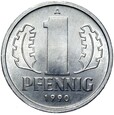 Niemcy - DDR - 1 Pfennig 1990 A - Stan MENNICZY ! - UNC