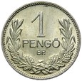Węgry - 1 Pengo 1937 - SREBRO - Stan MENNICZY !
