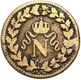 Francja - NAPOLEON - 10 Centymów UN DECIME 1815 BB Strasbourg