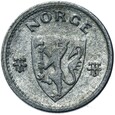 Norwegia - Haakon VII - 10 Ore 1945 ⚒ - CYNK - RZADSZA - STAN !