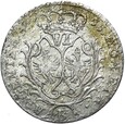 Śląsk Fryderyk II Wielki - 6 Groszy Szóstak 1755 B Wrocław Srebro