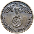 Niemcy - III Rzesza - 2 Reichspfennig 1936 F - RZADKA !