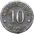 Neidenburg - Nidzica - NOTGELD - 10 Pfennig 1918 - ŻELAZO