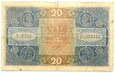 Czechosłowacja - BANKNOT - 20 Koron 1919 - RZADKI !