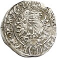 Austria - Czechy - Ferdynand II - 3 Krajcary 1637 Praga Wolker Srebro