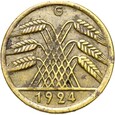 Niemcy - Weimar - 50 Rentenpfennig 1924 G - RZADSZA !