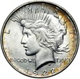 USA - 1 Dolar 1922 D - PEACE - Srebro - Stan MENNICZY - UNC