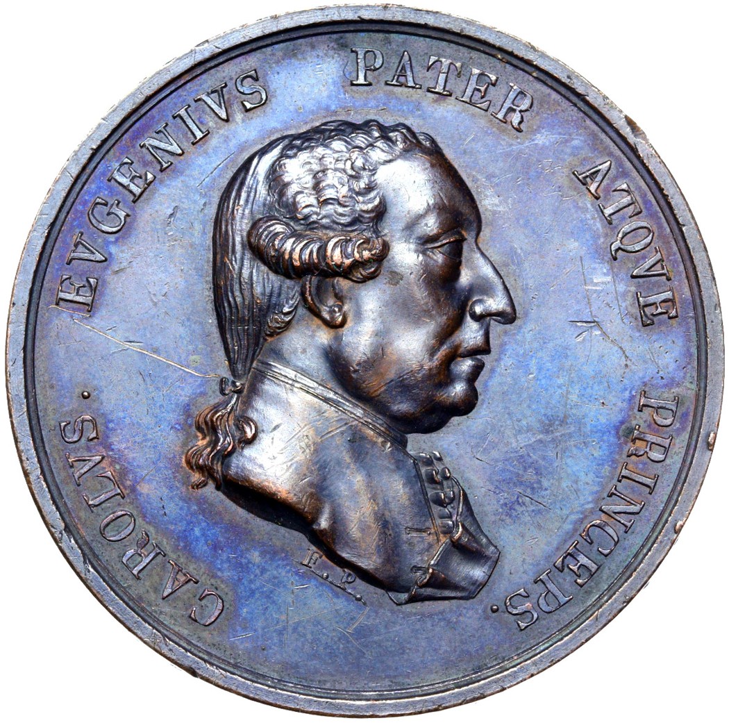 Medal - CAROLVS EVGENIVS PATER ATQVE PRINCEPS - 1728