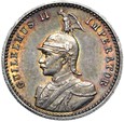 OSTAFRIKA DOA Niemiecka Afryka Wschodnia - 1/4 Rupii 1891 - Srebro