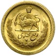 Iran - 1/4 Pahlavi MS2537 (AD 1978) - ZŁOTO 900