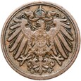 Niemcy - Cesarstwo - 1 Pfennig 1897 G - RZADSZA !