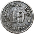 Greiffenberg - Gryfów Śląski - NOTGELD - 10 Pfennig 1919 - żelazo