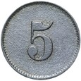 Beuthen - Bytom CARNALLS FREUDE GRUBE - 5 Pfennig KOPALNIA WĘGLA CYNK