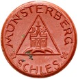 Munsterberg - Ziębice - 50 Pfennig BD (1921) - BRĄZOWA CERAMIKA