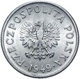 Polska - PRL - 50 Groszy 1949 - ALUMINIUM - Stan MENNICZY - UNC
