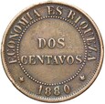 Chile - 2 Centavos 1880 - RZADSZA !