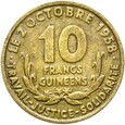 Gwinea - 10 Franków 1959 - 2 OCTOBRE 1958 - RZADSZA !