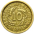 Niemcy - Weimar - 10 Reichspfennig 1934 E