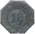 Ingolstadt - NOTGELD - 10 Pfennig - K. HAUPTLABORATORIUM - cynk