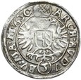 Austria - Czechy - Ferdynand II - 3 Krajcary 1630 - Praga - Srebro