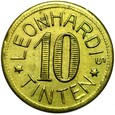 Drezno - LEONARDIs TINTEN - 10 Pfennig 1908 - GWIAZDA DAWIDA Judaica