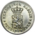 Niemcy - Nassau - 1 Krajcar 1861 - Srebro - STAN !