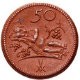 Munsterberg - Ziębice - 50 Pfennig BD (1921) - BRĄZOWA CERAMIKA