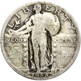 USA - 1/4 Dolara - 25 Centów 1928 - STANDING LIBERTY - Srebro