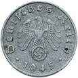 Niemcy - III Rzesza - 1 Reichspfennig 1945 E - cynk - RZADSZA !