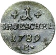 Śląsk - Fryderyk Wilhelm II - 1 Greszel 1789 B - Wrocław - Srebro