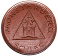 Münsterberg - Ziębice - 10 Pfennig BD (1921) - BRĄZOWA CERAMIKA
