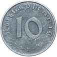 Niemcy - III Rzesza - 10 Reichspfennig 1945 E - CYNK - RZADSZA !