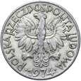 Polska - PRL - 5 Złotych 1974 - RYBAK - SŁONECZKO