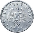 Niemcy - III Rzesza - 50 Reichspfennig 1942 G - RZADSZA !